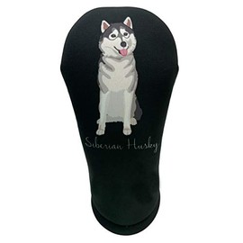 Siberian Husky Fairway Club Headcover Handmade by BeeJos