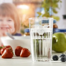 Paquete de Tazas Inteligentes Reflo (Paquete de 2 Transparentes) Taza Montessori de Destete y Transición, Diseño de Borde Abierto Antiderrame Lento, C