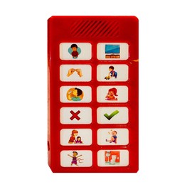 Tiny Talker Too - Special Supplies AAC Communication Device for Non-Verbal | Ideal for Children, Adults, Caregivers and Aid for Stroke Victims | Communication Board | Acc Device for Autism - 12 Button