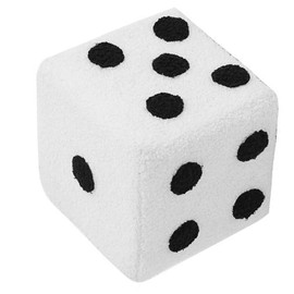 Foot Stool, Small Foot Stool Foot Stools Small with High Elastic Foam Sponge 29x29x25cm Solid Wood Three Dimensional Dice Design for Living Room Hotel