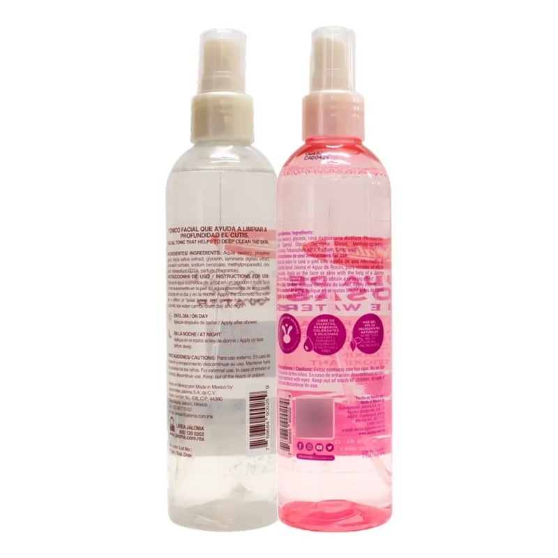 Jaloma Duo Pack Agua De Rosas + Agua De Arroz,
