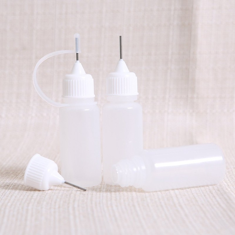 10Pcs 30ml Needle Tip Glue Bottle Applicator DIY Quilling Tool