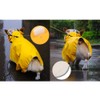Luccalily Waterproof Dog Rain Jacket with Hood - Reflective Strip,