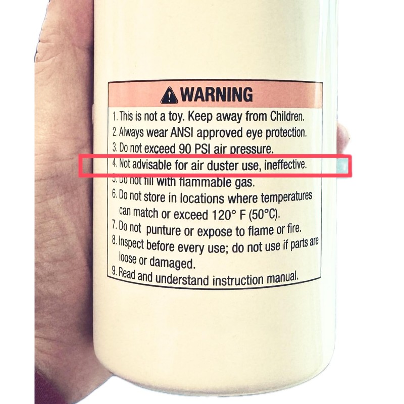 JOUNJIP Refillable Non Aerosol Compressed Air Spray Bottle- Pressurized Sprayer,