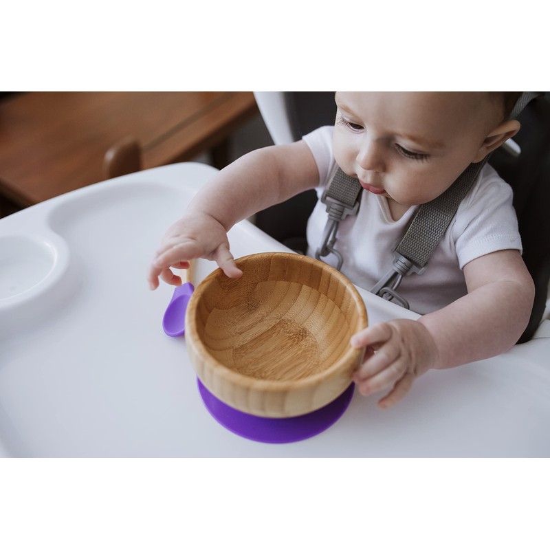 Ecowood® Tazón/Plato Hondo/Bowl de Bambú para Bebe y Niño -