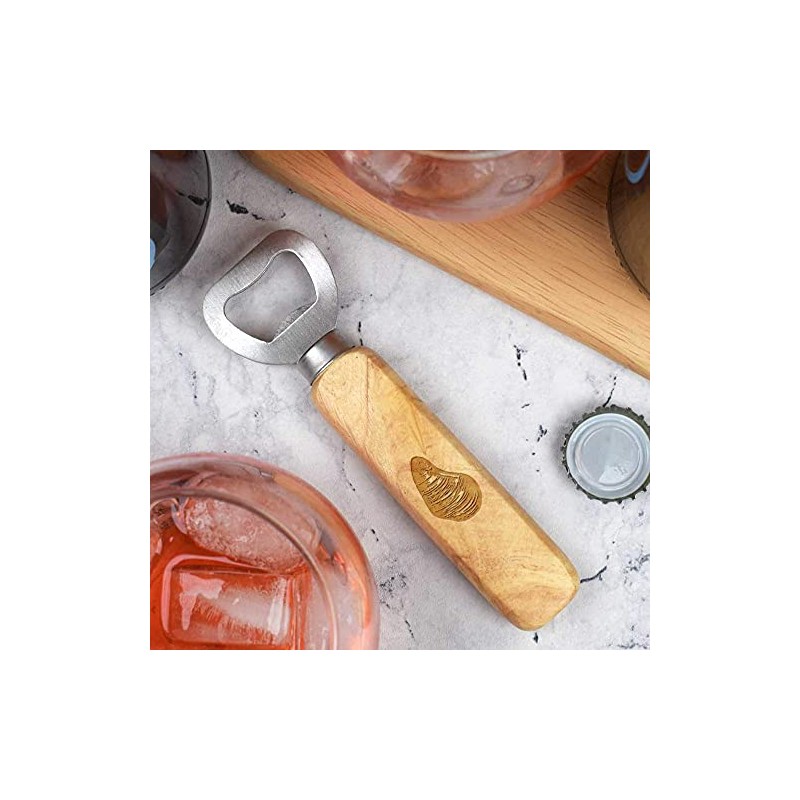 Azeeda 'Sea Mussel' Wooden Bottle Opener (BO00048604)