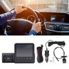 2.4 Inch Screen Dashcam 3 Way HD 1080P Three Lens