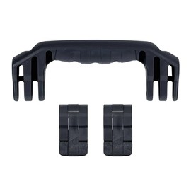 Pelican 1450 Replacement Handle & Latch Set by ColorCase - Black Handles & Double Throw Latches