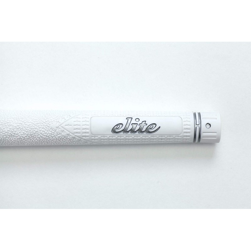 elitegrips CX46 Golf Grips, Set of 7, Silver White with