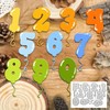 Lovley Birthday Numbers Balloons Letter Metal Die Cuts,Flower Branch Leaf