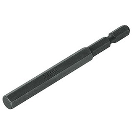 TOP EHB-80 Hex Bit for Electric Drills, 0.3 inches (8 mm), Total Length 3.5 inches (90 mm), Hex Bar, Civil Engineering, Construction Tool, Made in Japan