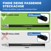 LAINFELD Thru Axle for Bicycle Trailer, M12, Length 167-192 mm,