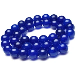 Fukuenkaku Natural Power Stones/Beads, Jade/Cherry/Pink, 0.2 inch (6 mm), 1 Row (15.0 inch/38 cm)