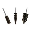 3pcs Leather Edge Bevelers Burnishing Working Tool, 3 Styles Leather