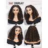 WIGNEE 13X4 HD Lace Front Knotless Short Braided Wig with