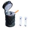 Q92C Luxury Car Ashtray with LED Light, Self-Extinguishing, with Lid