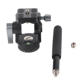 DT 03S SLR Camera Handle Hydraulic Tripod Head Aluminum Alloy Level Video Head Portable Damping Panoramic Photography Base