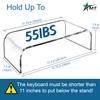 AMT Premium Acrylic Clear Monitor Riser Laptop/PC/Multimedia Monitor Stand for