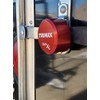 TRIMAX THPXL-AL RD Aluminum "Hockey Puck" Internal Shackle Padlock -