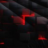 Nttopship Neon Red Black Comforter Set Full Geometric Kids Bedding