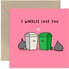 Old English Co. Funny Valentine's Day Card for Her or