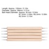 DEWIN 5Pcs Indenting Tool for Drawing, Double End Tracing Dotting