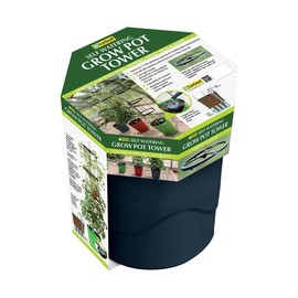 Garland Self Watering Grow Pot Tower - Anthracite