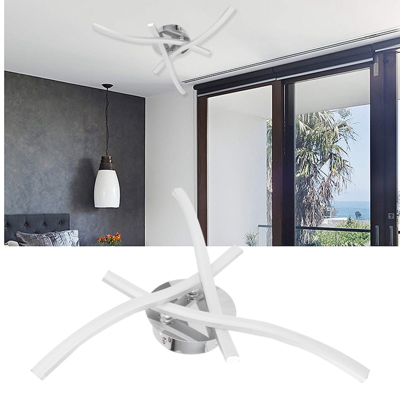 18W 105LED Ceiling Light Wavy Ceiling Lamp for Living Room