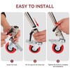 Trrose 3 Packs Swivel Caster Wheels Set, Professional C Stand