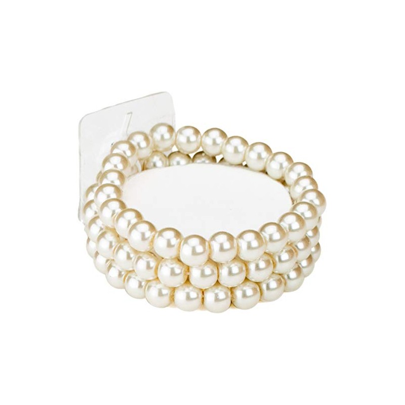 Fitz Design Flower Girl Ivory Bead Corsage Bracelet - Small