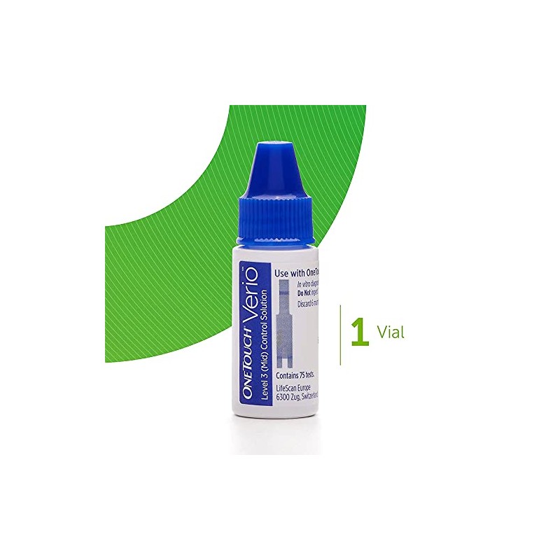 OneTouch Verio Level 3 (Mid) Control Solution - 1 Vial,