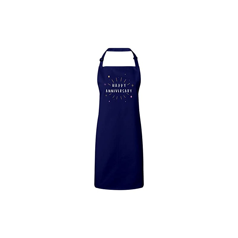Fabulous Premium-Küchenschürze Navy Happy Anniversary Wedding Celebration Gift Ideas Couple