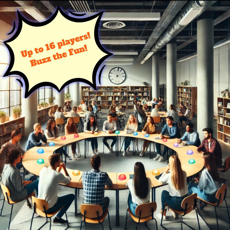 Trebisky Wireless Buzzer System for Game Show Emole 10 Players