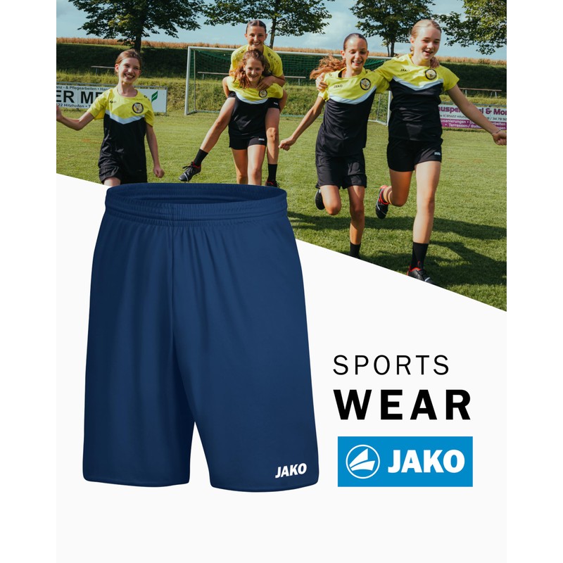 Jako Manchester 2.0 Women's Sports Shorts, blue, 42-44