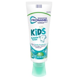 Sensodyne Pronamel Kid's Fluoride Toothpaste, Bubble Twist, 4 OZ