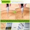 9PCS Hinge Drill Bit Set with Automatic Center Punch, Self
