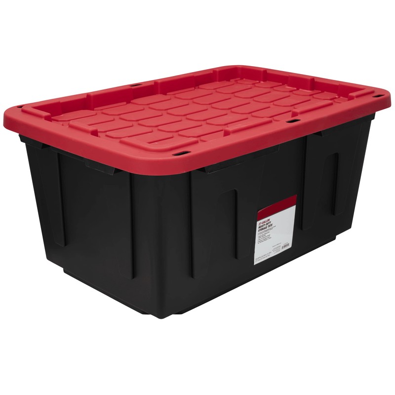 MioeDi MioeDi 27 Gallon Stackable Snap Lid Plastic Storage Bin