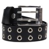 Lowlife Duplici Vegan Faux Leather Belt with Double Eyelets -