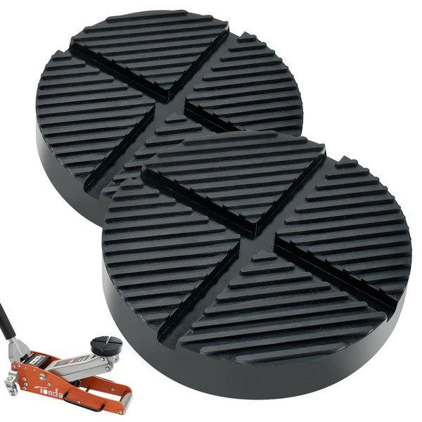 TONDA TONDA Floor Jack Rubber Pad, Universal Jack Puck Adapter,