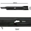 SPARES2GO Metal Blade compatible with B&Q OPP FPLM1000-4 Lawn Mower