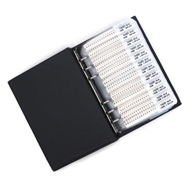DollaTek 1% 1206 SMD Resistor Assorted Folder (0 ohm-10M ohm) 170value x 50pcs = 8500pcs sample book