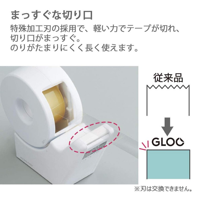 Kokuyo (コクヨ) Tape Cutter Gloo, Suction Cup, Handy Type, Small