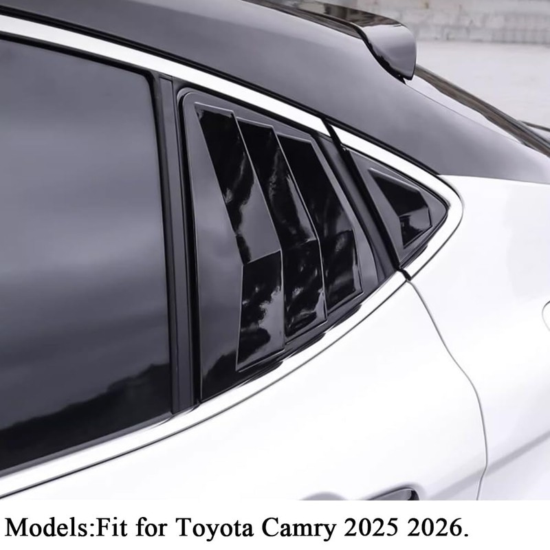 Rifoda for New Camry Window Louvers Air Vent Scoop Shades