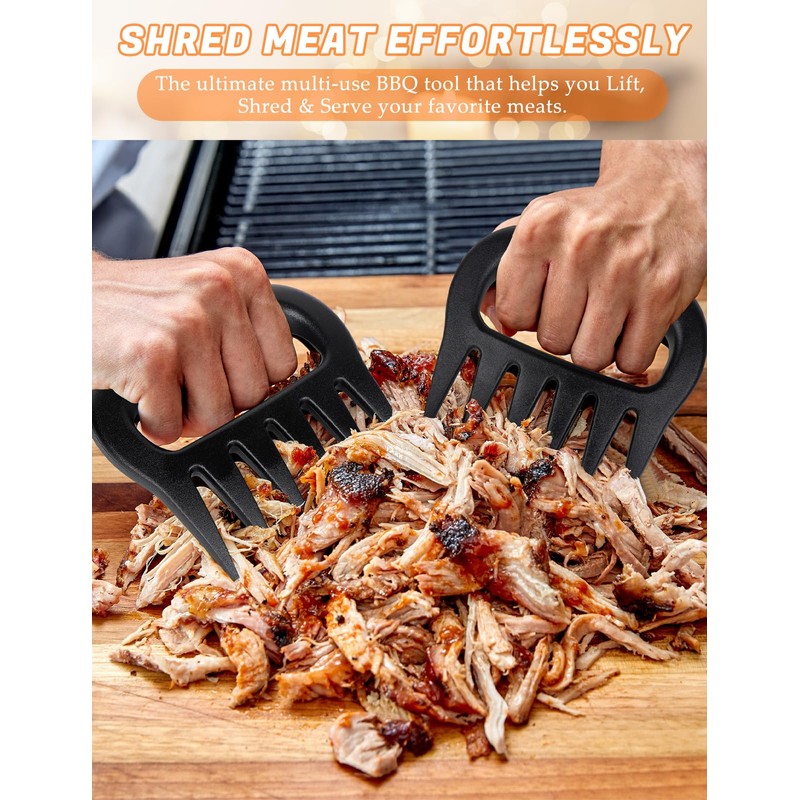 Meat Shredder Claws, Pulled Pork Claws Tool, BBQ Grilling Gifts