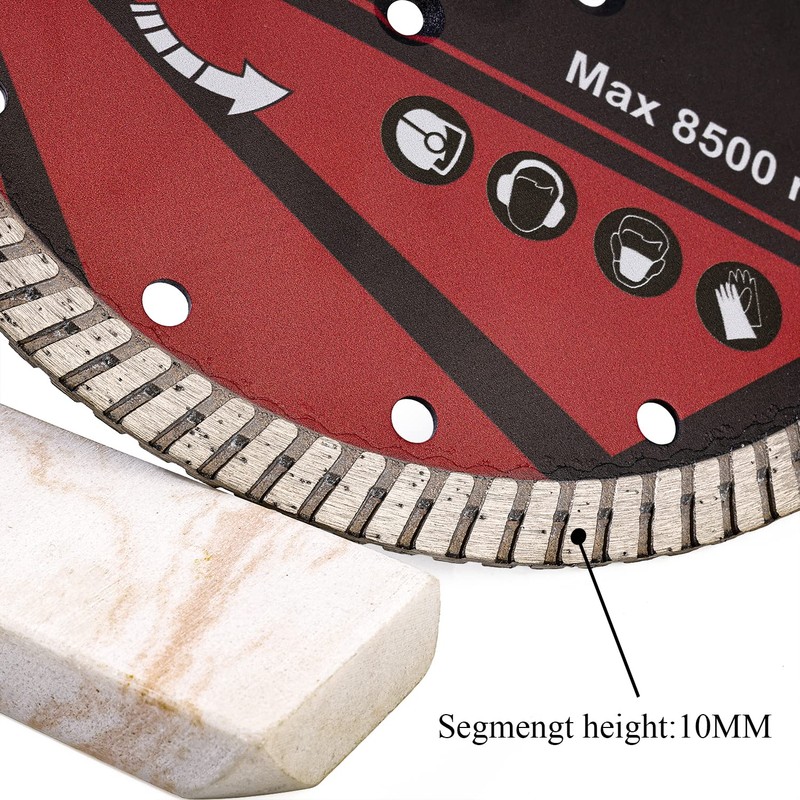 Casaverde 7" Diamond Granite Blade Turbo Blades Cutting for Granite