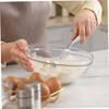 Dough Whisk Stainless Steel Seamless Multi-Purpose Bread Whisk with Non-Slip