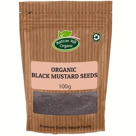 Organic Black Mustard Seeds 100g by Hatton Hill Organic