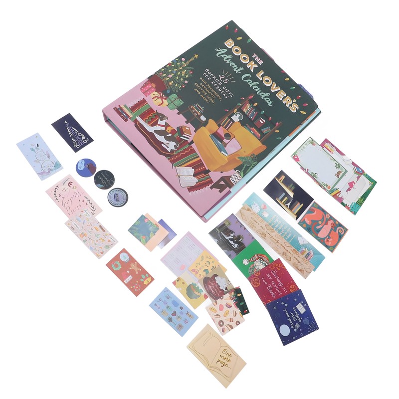Book Lovers Advent Calendar Unique Countdown with 25 Bags Book