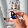 Lucia Black Square Handmade Nail Tips - Ballerina L /