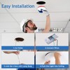 CycevSun 6 Pack Fire Rated Recessed Light 2 Hours, 4